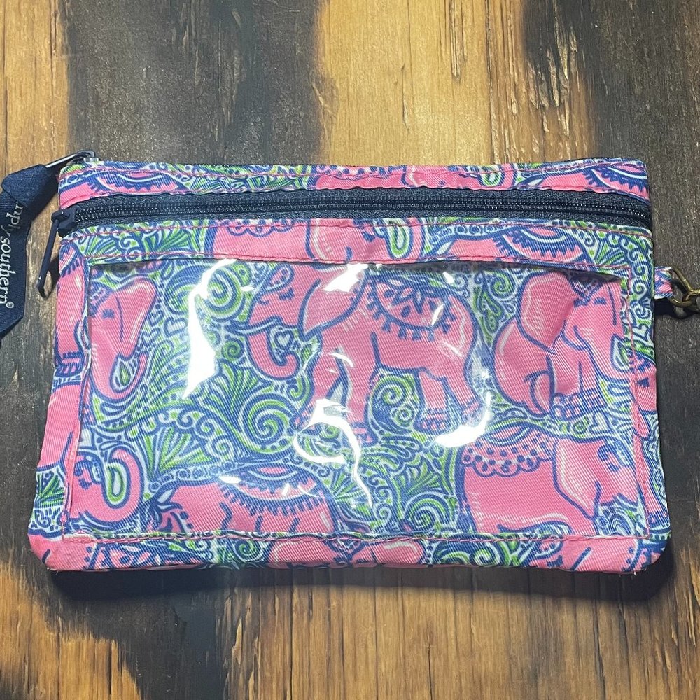 Simply Southern phone wristlet - elephant Mandala pattern